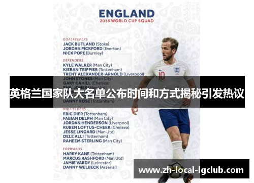 英格兰国家队大名单公布时间和方式揭秘引发热议